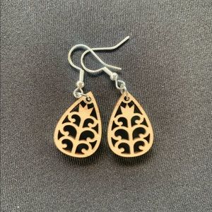 Cherry wood Earrings